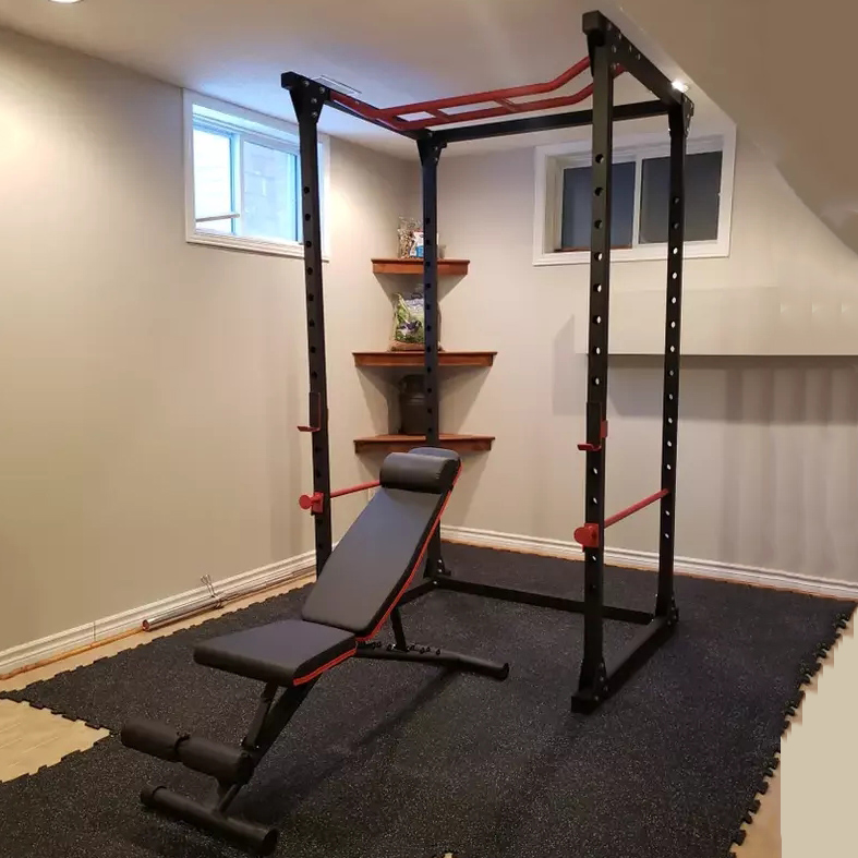Home Gym Half Rack - Goedkope Home Gym Fitnessapparatuur Multifunctioneel Frame