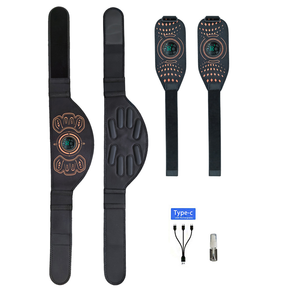 Home Gym House - Slimme Fitnessriem Spiertrainer Buikspiertrainer USB Oplaadbaar