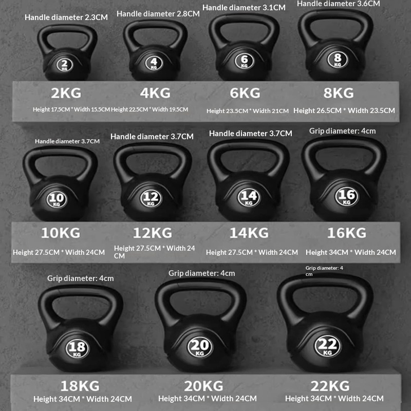 Home Gym Simple - 2026 Fitness Verstelbare 8kg Kettlebell Ergonomische