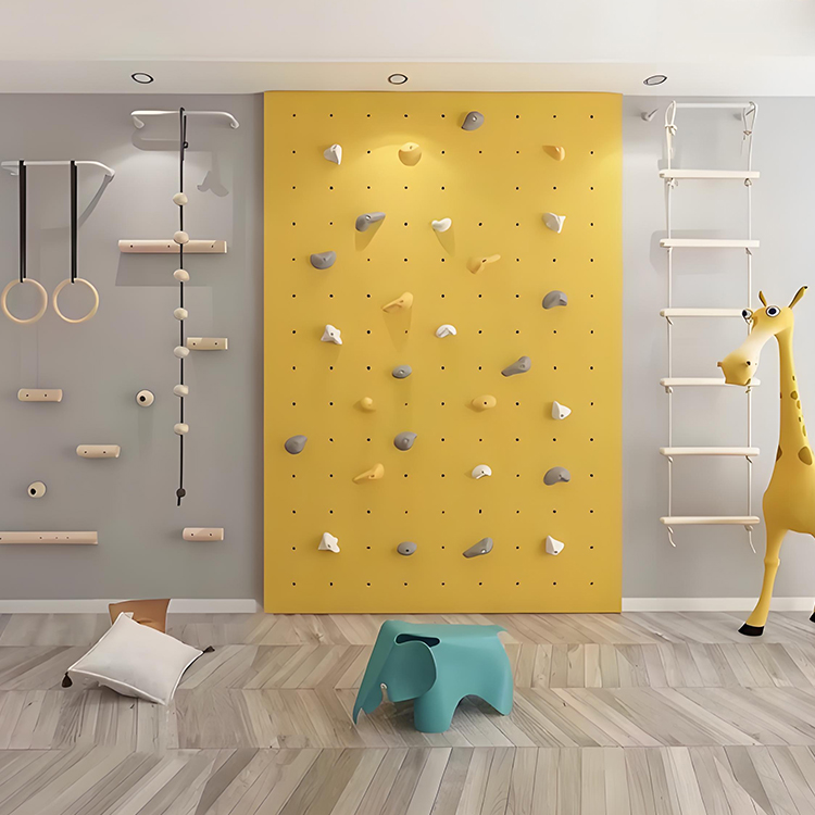 Home Gym For Toddlers - Multifunctionele binnenklimwand voor kinderen met glijbaan,