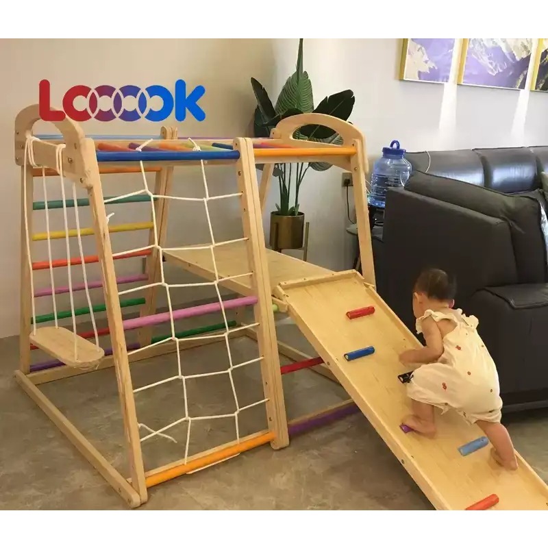 Multifunctionele houten peuter - Home Gym For Toddlers recensie en prijs