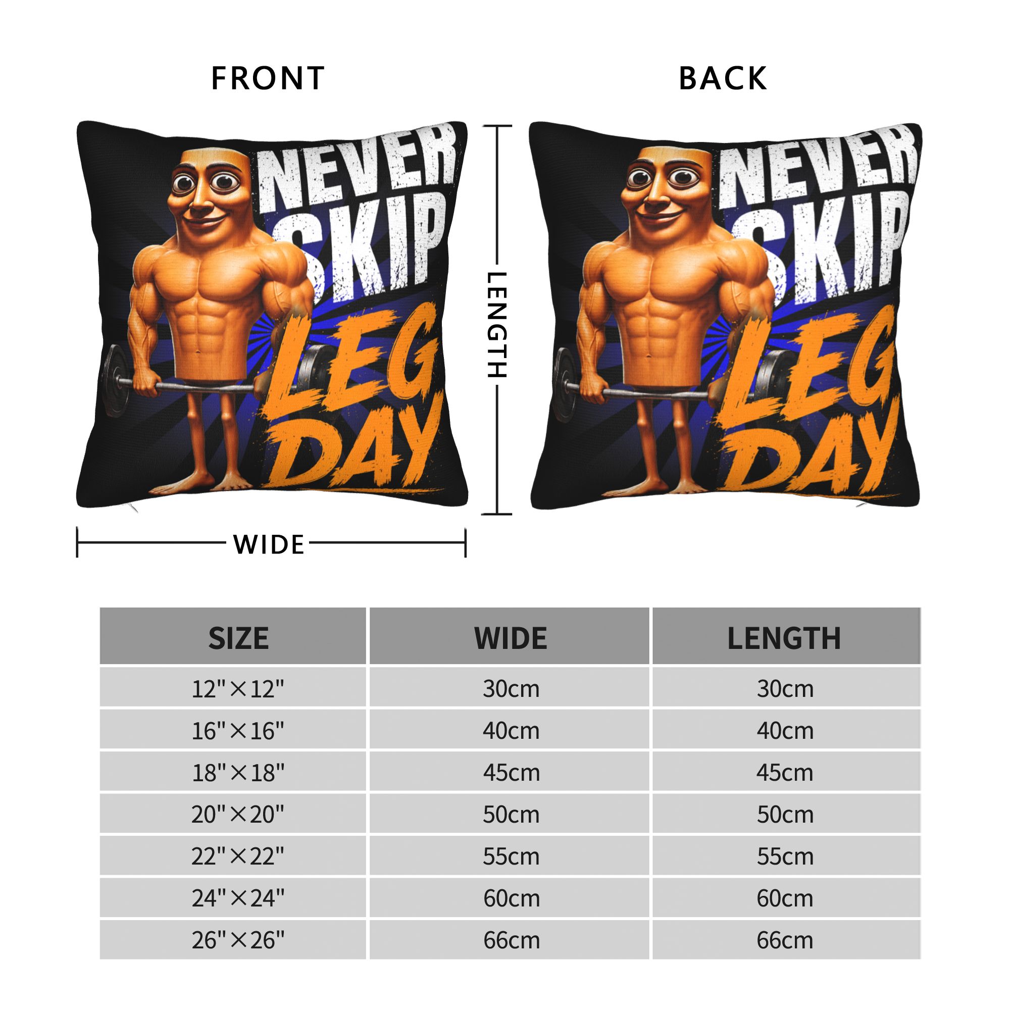 Grappige Tung Tung Sahur Never - Home Gym Leg Day recensie en prijs
