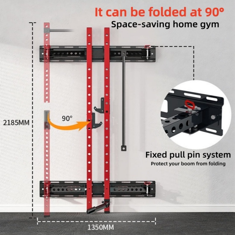 Verstelbare Power Cage Wandgem - Home Gym Half Rack recensie en prijs