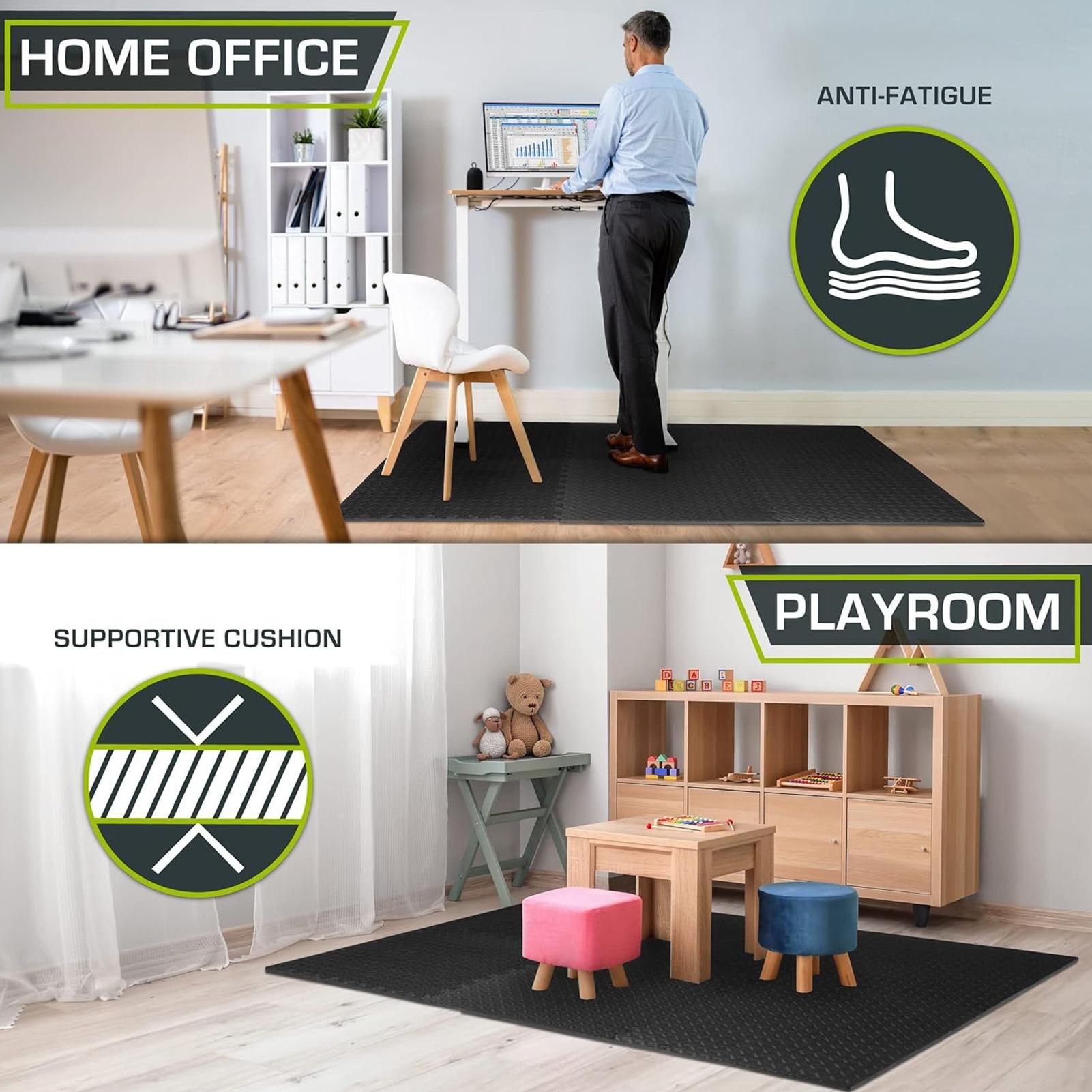 In elkaar grijpende vloermatte - Home Gym For Toddlers recensie en prijs