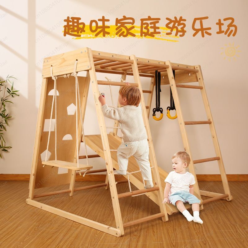 Standaardversie, houten klimsp - Home Gym For Toddlers recensie en prijs