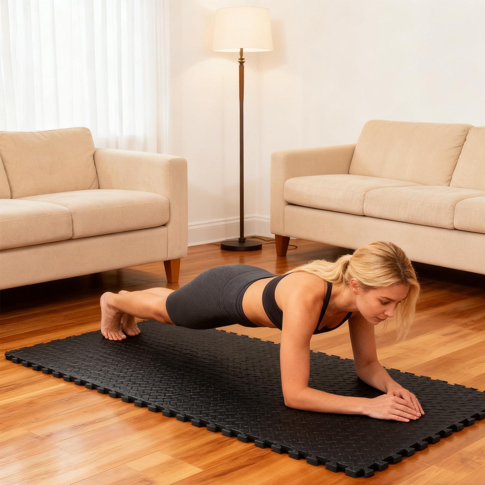 In elkaar grijpende vloermatte - Home Gym For Toddlers recensie en prijs