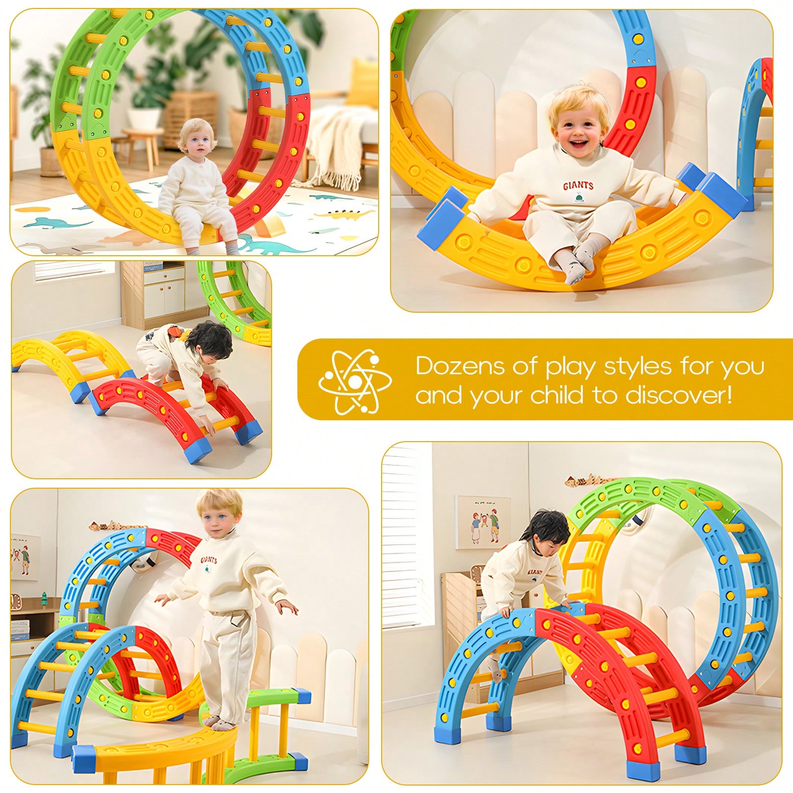 GCCSJ 2-in-1 Opvouwbaar Klimsp - Home Gym For Toddlers recensie en prijs
