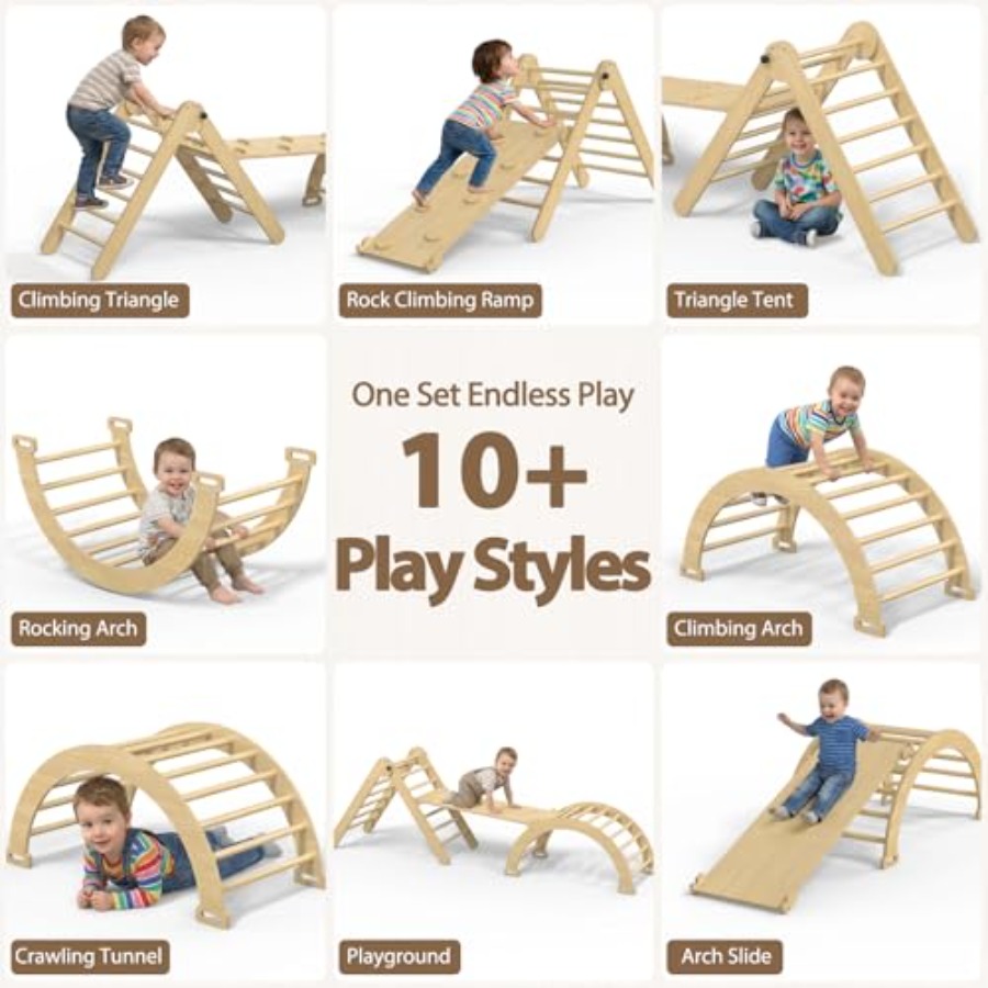 Indoor klimrek voor peuters: n - Home Gym For Toddlers recensie en prijs