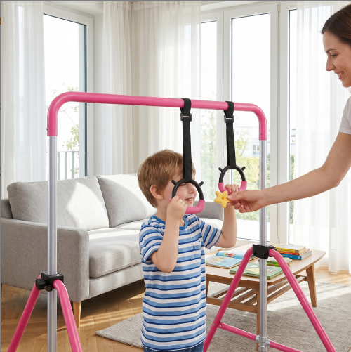 Kinderturnstang met gymnastiek - Home Gym For Toddlers recensie en prijs