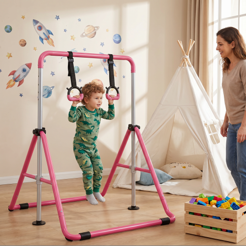 Kinderturnstang met gymnastiek - Home Gym For Toddlers recensie en prijs