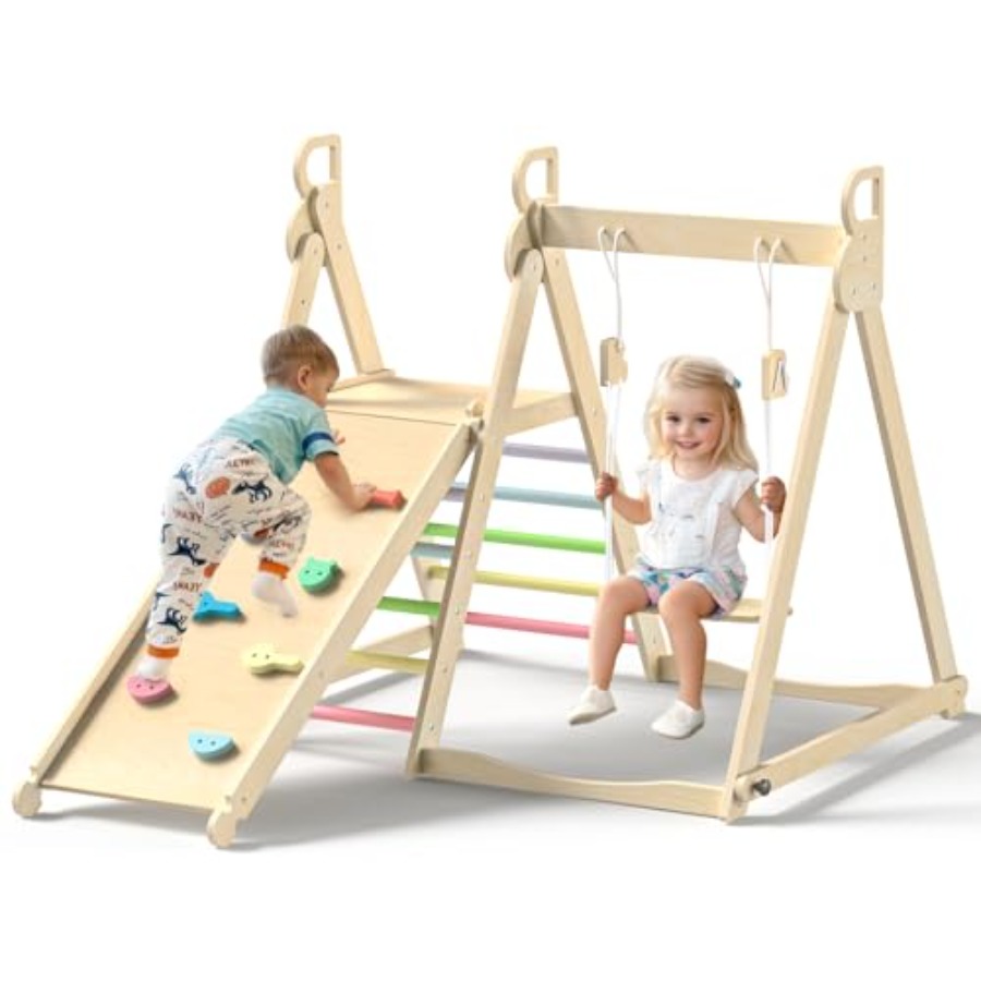 Indoor klimparcours voor peute - Home Gym For Toddlers recensie en prijs